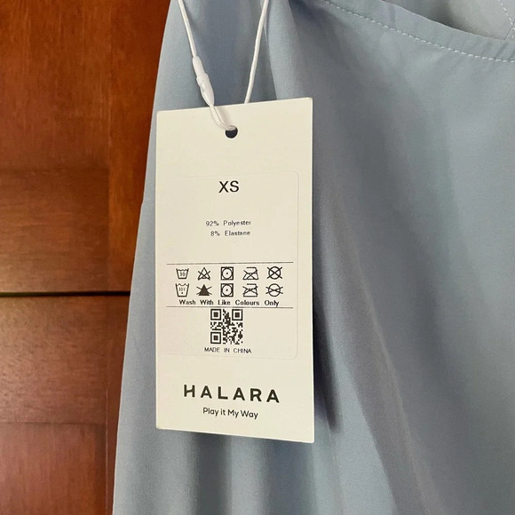 Halara Breezeful Slip Dress Lightweight Adjustable Straps Pleated Mini Size XS - Picture 8 of 9